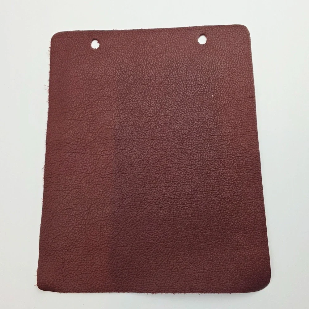 Lot Of 5 Brown Leather Sample Upholstery Swatches for Bookbinding Bags Wallet